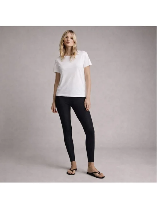 American Giant Ponte Slim Work Pant Black Pull On Size 16 - Picture 1 of 13